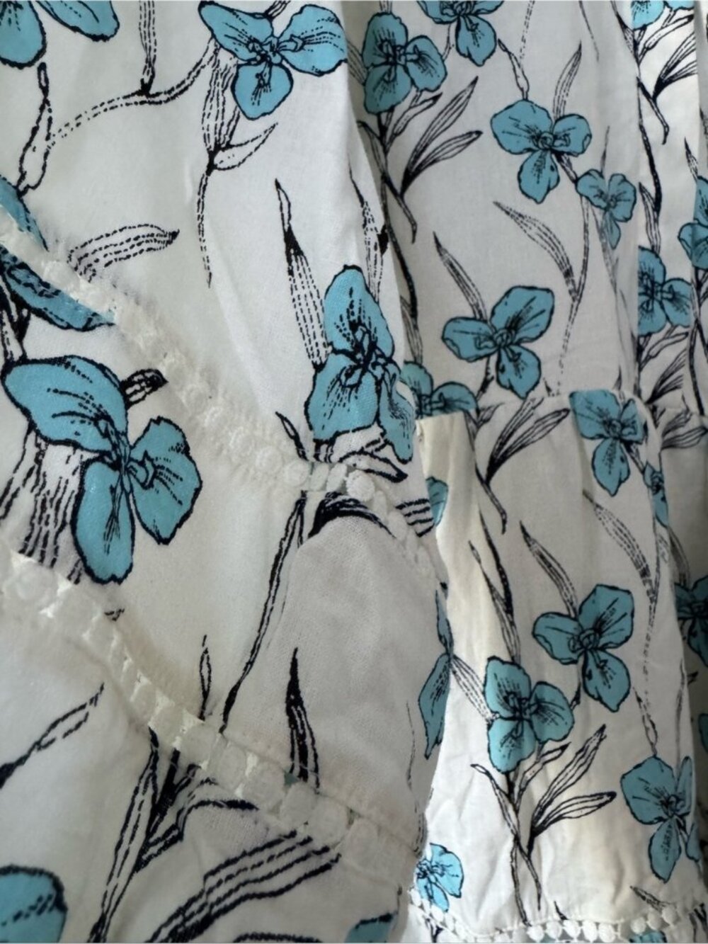 NWT Size L -Maeve Bettina Linen Blend Tiered Mini Shirtdress w Pockets (US$ 158) - Picture 10 of 16